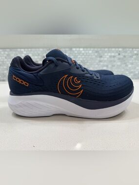 Topo Navy and Orange Men's Athletic Running Shoes